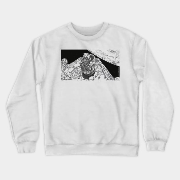 20XX: A SpaceX Odyssey Crewneck Sweatshirt by vitruvinci